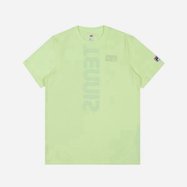 Fila Functional Graphic S/S Women's T-Shirts - Green,NZ 267-17924